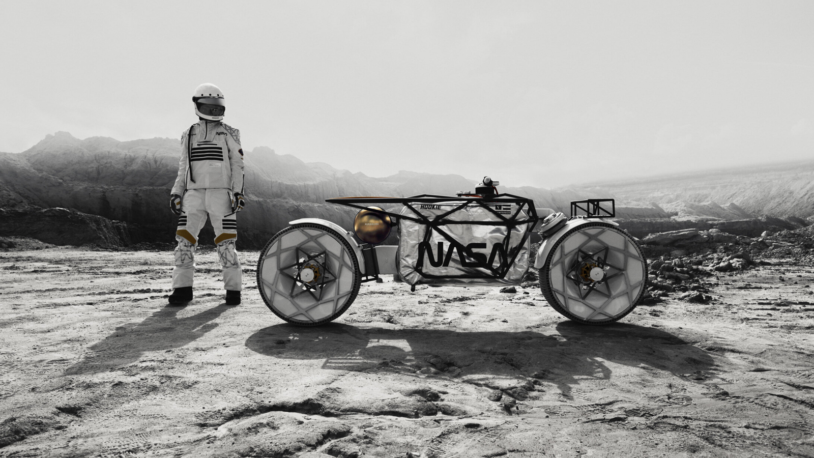 Hookie Tardigrade NASA inspired space motorcycle